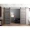 Sartodoors Sturdy Dbl Barn Door 48 x 84in, Nebraska Grey W/ Frosted Glass, 13FT Rail Hangers Heavy Set QUADRO4445DB-NEB-4884 - alternate 8